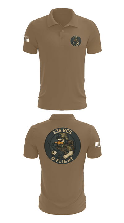 336 RCS D Flight 26202235 Short Sleeve Performance Polo - 7