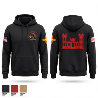 Hoodie, 333rd Engineer Detachment, Army, Teamtime, Team time, sublimation, custom sports apparel, team uniforms, spirit wear, spiritwear, sports uniforms, custom shirts, team store, custom team store, fundraiser sports, apparel fundraiser