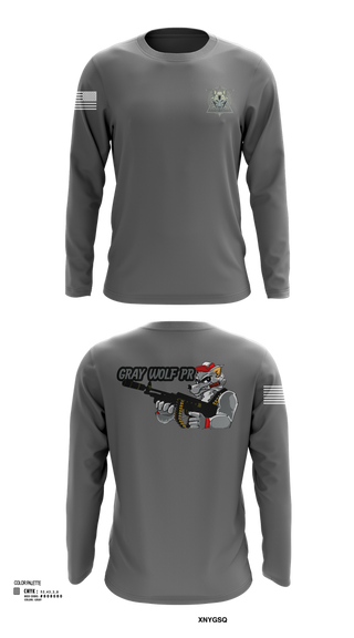 Long Sleeve Performance Shirt, Gray Wolf, , Teamtime, Team time, sublimation, custom sports apparel, team uniforms, spirit wear, spiritwear, sports uniforms, custom shirts, team store, custom team store, fundraiser sports, apparel fundraiser