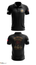 93rd Finance Battalion Short Sleeve Performance Polo - 6
