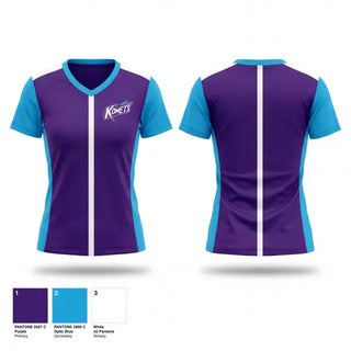 Womens Short Sleeve Vneck Shirt, Komets, Softball, Teamtime, Team time, sublimation, custom sports apparel, team uniforms, spirit wear, spiritwear, sports uniforms, custom shirts, team store, custom team store, fundraiser sports, apparel fundraiser