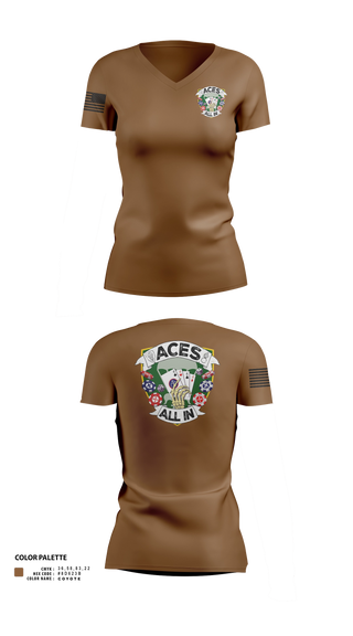 Womens Short Sleeve Vneck Shirt, 82ND DSTB, Army, Teamtime, Team time, sublimation, custom sports apparel, team uniforms, spirit wear, spiritwear, sports uniforms, custom shirts, team store, custom team store, fundraiser sports, apparel fundraiser