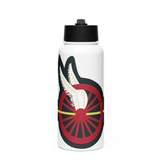 Jefferson Area Motor Squad 38123236 Stainless Steel Water Bottle with a Straw Lid