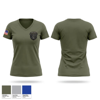 Womens Short Sleeve Vneck Shirt, MCSD SWAT, Police, Teamtime, Team time, sublimation, custom sports apparel, team uniforms, spirit wear, spiritwear, sports uniforms, custom shirts, team store, custom team store, fundraiser sports, apparel fundraiser