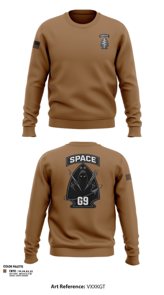 Crew Neck Sweatshirt, 1st Special Forces CMD, Army, Teamtime, Team time, sublimation, custom sports apparel, team uniforms, spirit wear, spiritwear, sports uniforms, custom shirts, team store, custom team store, fundraiser sports, apparel fundraiser
