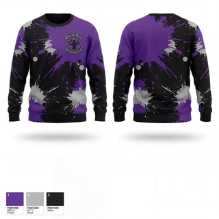 Crew Neck Sweatshirt, Outcast Girls Wrestling Club, Wrestling, Teamtime, Team time, sublimation, custom sports apparel, team uniforms, spirit wear, spiritwear, sports uniforms, custom shirts, team store, custom team store, fundraiser sports, apparel fundraiser