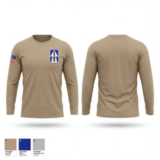 Long Sleeve Performance Shirt, E Co. 113th, National Guard, Teamtime, Team time, sublimation, custom sports apparel, team uniforms, spirit wear, spiritwear, sports uniforms, custom shirts, team store, custom team store, fundraiser sports, apparel fundraiser