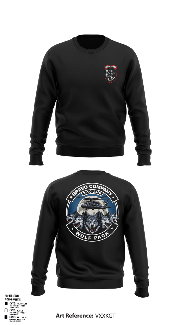 Crew Neck Sweatshirt, 2-10 AHB Knighthawks, Spirit Store, Teamtime, Team time, sublimation, custom sports apparel, team uniforms, spirit wear, spiritwear, sports uniforms, custom shirts, team store, custom team store, fundraiser sports, apparel fundraiser