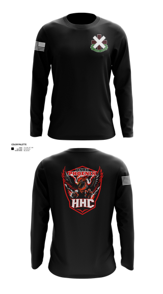 Long Sleeve Performance Shirt, HHC, 10th FH, Army, Teamtime, Team time, sublimation, custom sports apparel, team uniforms, spirit wear, spiritwear, sports uniforms, custom shirts, team store, custom team store, fundraiser sports, apparel fundraiser