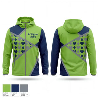 Windbreaker, Arlington Aces, Men's Soccer, Teamtime, Team time, sublimation, custom sports apparel, team uniforms, spirit wear, spiritwear, sports uniforms, custom shirts, team store, custom team store, fundraiser sports, apparel fundraiser