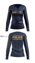 Stafford County Fire Marshal's Office 23358939 Women's Long Sleeve V-neck Shirt - 5