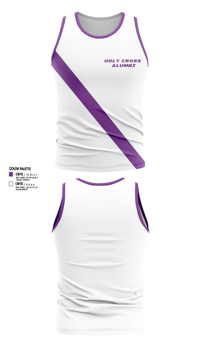 Holy Cross Alumni Men's Track Singlet - 5