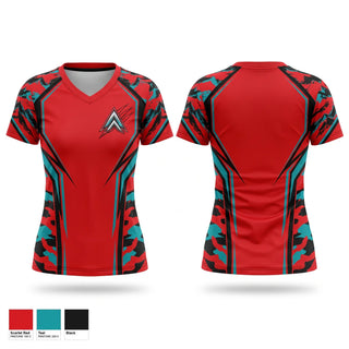 Womens Short Sleeve Vneck Shirt, Appalachian Apex, Baseball, Teamtime, Team time, sublimation, custom sports apparel, team uniforms, spirit wear, spiritwear, sports uniforms, custom shirts, team store, custom team store, fundraiser sports, apparel fundraiser