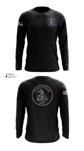 Long Sleeve Performance Shirt, River Rouge Police Special Response Team, Police, Teamtime, Team time, sublimation, custom sports apparel, team uniforms, spirit wear, spiritwear, sports uniforms, custom shirts, team store, custom team store, fundraiser sports, apparel fundraiser