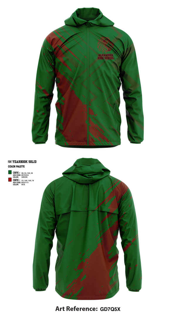Windbreaker, Alhambra High School Cheer, Cheer, Teamtime, Team time, sublimation, custom sports apparel, team uniforms, spirit wear, spiritwear, sports uniforms, custom shirts, team store, custom team store, fundraiser sports, apparel fundraiser