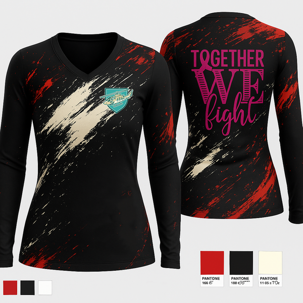Womens Long Sleeve Vneck Shirt, cv, Track & Field, Teamtime, Team time, sublimation, custom sports apparel, team uniforms, spirit wear, spiritwear, sports uniforms, custom shirts, team store, custom team store, fundraiser sports, apparel fundraiser