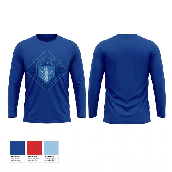 Long Sleeve Performance Shirt, Knights of Columbus, , Teamtime, Team time, sublimation, custom sports apparel, team uniforms, spirit wear, spiritwear, sports uniforms, custom shirts, team store, custom team store, fundraiser sports, apparel fundraiser