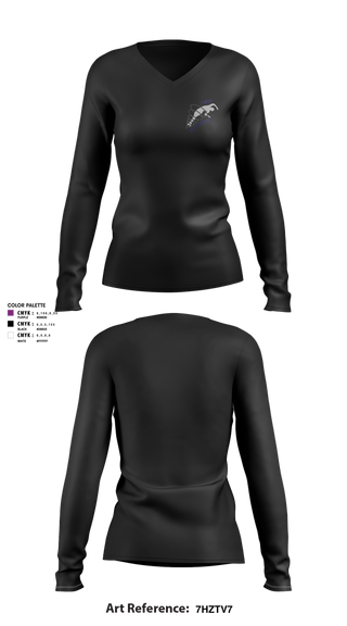 Womens Long Sleeve Vneck Shirt, Central Mass Diving, Spirit Store, Teamtime, Team time, sublimation, custom sports apparel, team uniforms, spirit wear, spiritwear, sports uniforms, custom shirts, team store, custom team store, fundraiser sports, apparel fundraiser