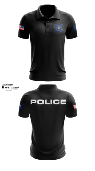 Short Sleeve Performance Polo, Colcord Police Dept, , Teamtime, Team time, sublimation, custom sports apparel, team uniforms, spirit wear, spiritwear, sports uniforms, custom shirts, team store, custom team store, fundraiser sports, apparel fundraiser