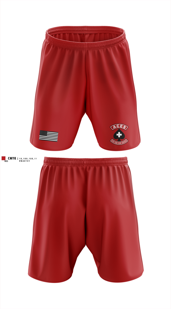 Athletic Shorts With Pockets, ACES, EMS/EMT, Teamtime, Team time, sublimation, custom sports apparel, team uniforms, spirit wear, spiritwear, sports uniforms, custom shirts, team store, custom team store, fundraiser sports, apparel fundraiser