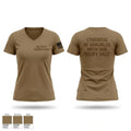 Military Corrections 78404949 Women's Short Sleeve V-neck Shirt - 1