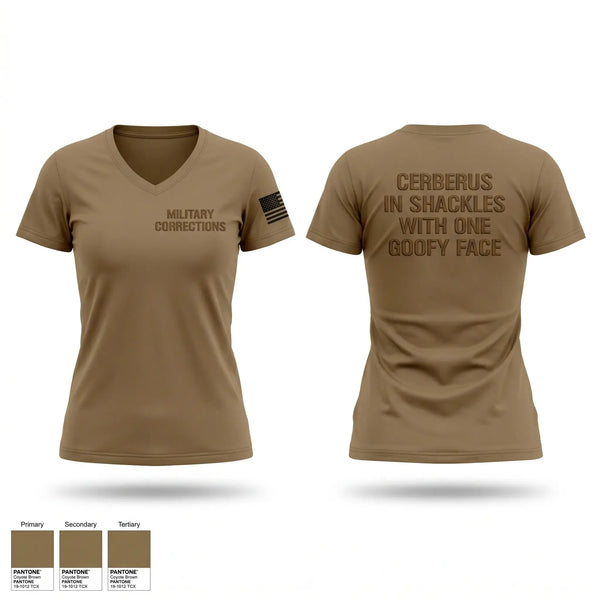Womens Short Sleeve Vneck Shirt, Military Corrections, Army, Teamtime, Team time, sublimation, custom sports apparel, team uniforms, spirit wear, spiritwear, sports uniforms, custom shirts, team store, custom team store, fundraiser sports, apparel fundraiser