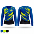 Charlotte Crushers 91072030 Women's Long Sleeve V-neck Shirt - 1