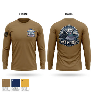 Long Sleeve Performance Shirt, War pigeons, Navy, Teamtime, Team time, sublimation, custom sports apparel, team uniforms, spirit wear, spiritwear, sports uniforms, custom shirts, team store, custom team store, fundraiser sports, apparel fundraiser