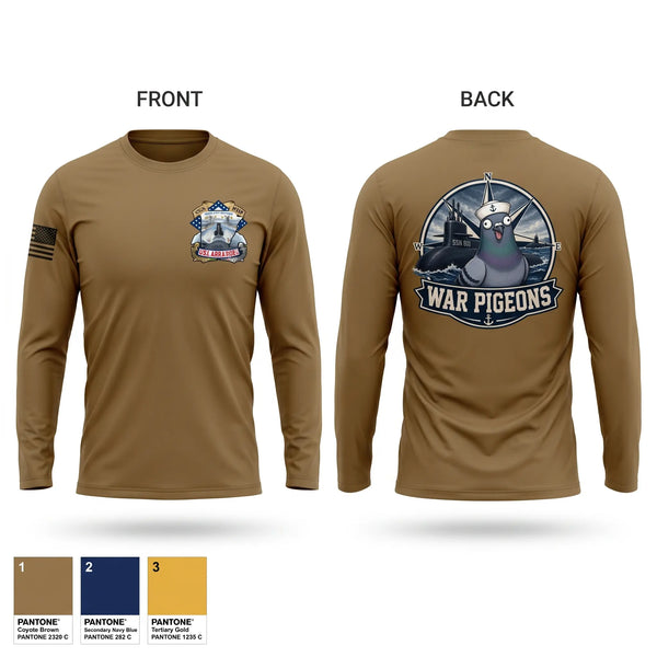 Long Sleeve Performance Shirt, War pigeons, Navy, Teamtime, Team time, sublimation, custom sports apparel, team uniforms, spirit wear, spiritwear, sports uniforms, custom shirts, team store, custom team store, fundraiser sports, apparel fundraiser