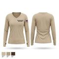 Muscatine County Sheriff's Office Women's Long Sleeve V-neck Shirt - 1