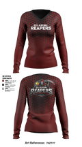 Oklahoma Reapers Women's Long Sleeve V-neck Shirt - 1