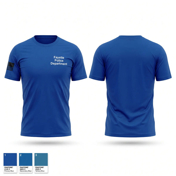 Short Sleeve Performance Shirt, Fayette Police Department, Police, Teamtime, Team time, sublimation, custom sports apparel, team uniforms, spirit wear, spiritwear, sports uniforms, custom shirts, team store, custom team store, fundraiser sports, apparel fundraiser
