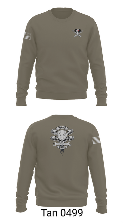 1-320th FAR FOX CO 66582202 Crew Neck Sweatshirt - 65