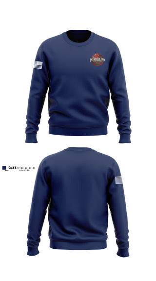Crew Neck Sweatshirt, Pleasant Hill Fire District, Fire Department, Teamtime, Team time, sublimation, custom sports apparel, team uniforms, spirit wear, spiritwear, sports uniforms, custom shirts, team store, custom team store, fundraiser sports, apparel fundraiser