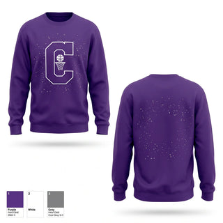 Crew Neck Sweatshirt, Collinsville Middle School Basketball, Women's Basketball, Teamtime, Team time, sublimation, custom sports apparel, team uniforms, spirit wear, spiritwear, sports uniforms, custom shirts, team store, custom team store, fundraiser sports, apparel fundraiser