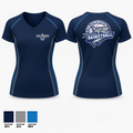 Columbus Sharks 16350057 Women's Short Sleeve V-neck Shirt - 1