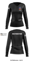2/254 RTI Women's Long Sleeve V-neck Shirt - 12