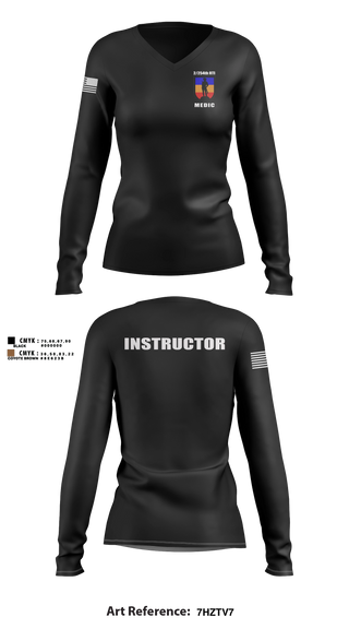 Womens Long Sleeve Vneck Shirt, 2/254 RTI, Army, Teamtime, Team time, sublimation, custom sports apparel, team uniforms, spirit wear, spiritwear, sports uniforms, custom shirts, team store, custom team store, fundraiser sports, apparel fundraiser
