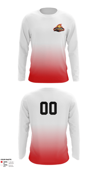 Long Sleeve Performance Shirt, Georgia Flames, Softball, Teamtime, Team time, sublimation, custom sports apparel, team uniforms, spirit wear, spiritwear, sports uniforms, custom shirts, team store, custom team store, fundraiser sports, apparel fundraiser