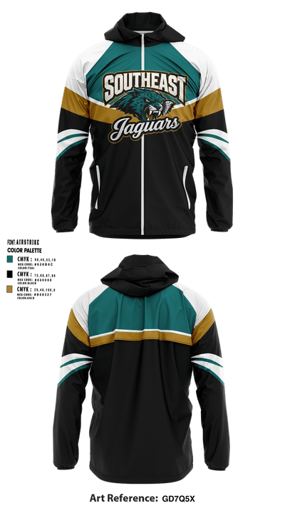 southeast Jaguars 26594681 Windbreaker - 10