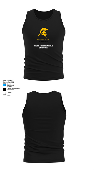 Tank Top, South Jefferson Girl's Basketball, Women's Basketball, Teamtime, Team time, sublimation, custom sports apparel, team uniforms, spirit wear, spiritwear, sports uniforms, custom shirts, team store, custom team store, fundraiser sports, apparel fundraiser