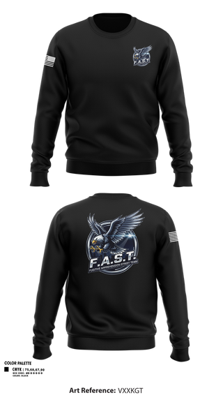 Crew Neck Sweatshirt, Fugitive apprehension street team, Police, Teamtime, Team time, sublimation, custom sports apparel, team uniforms, spirit wear, spiritwear, sports uniforms, custom shirts, team store, custom team store, fundraiser sports, apparel fundraiser