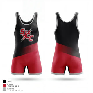 Wrestling Singlet, SJCC, Wrestling, Teamtime, Team time, sublimation, custom sports apparel, team uniforms, spirit wear, spiritwear, sports uniforms, custom shirts, team store, custom team store, fundraiser sports, apparel fundraiser