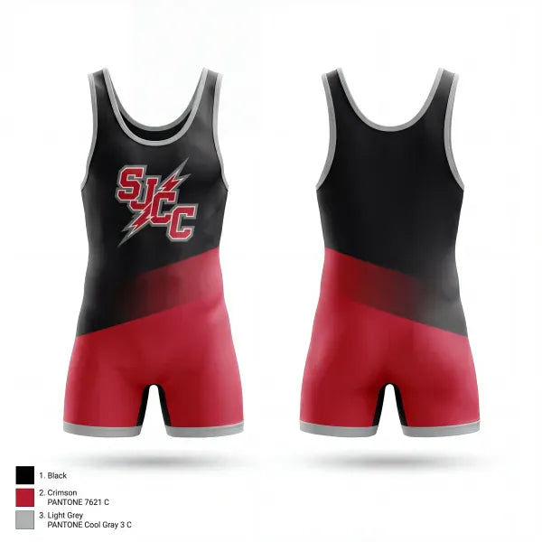 Wrestling Singlet, SJCC, Wrestling, Teamtime, Team time, sublimation, custom sports apparel, team uniforms, spirit wear, spiritwear, sports uniforms, custom shirts, team store, custom team store, fundraiser sports, apparel fundraiser