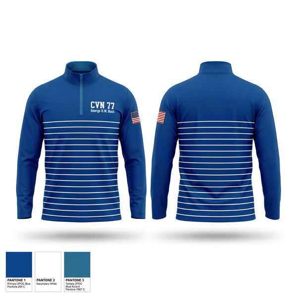 Windbreaker, CVN 77 George HW. Bush, Navy, Teamtime, Team time, sublimation, custom sports apparel, team uniforms, spirit wear, spiritwear, sports uniforms, custom shirts, team store, custom team store, fundraiser sports, apparel fundraiser