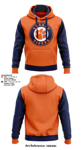 Hoodie, Legacy High School Football, , Teamtime, Team time, sublimation, custom sports apparel, team uniforms, spirit wear, spiritwear, sports uniforms, custom shirts, team store, custom team store, fundraiser sports, apparel fundraiser