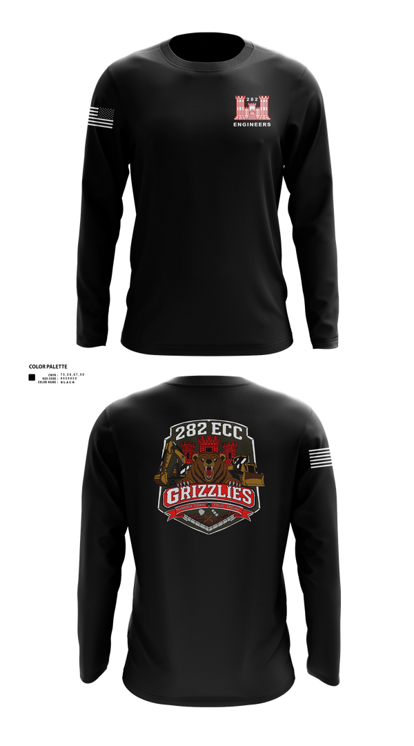 Long Sleeve Performance Shirt, 282 ECC, Army, Teamtime, Team time, sublimation, custom sports apparel, team uniforms, spirit wear, spiritwear, sports uniforms, custom shirts, team store, custom team store, fundraiser sports, apparel fundraiser