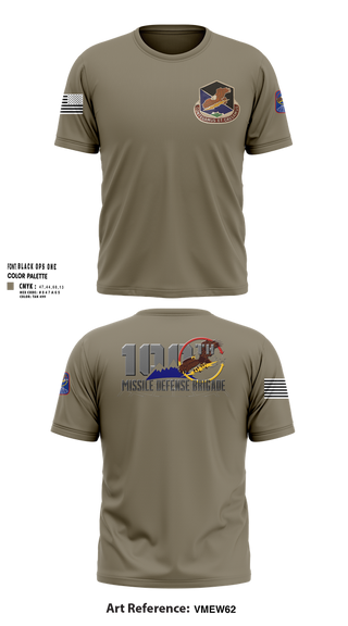Short Sleeve Performance Shirt, 100th Missile Defense Brigade, , Teamtime, Team time, sublimation, custom sports apparel, team uniforms, spirit wear, spiritwear, sports uniforms, custom shirts, team store, custom team store, fundraiser sports, apparel fundraiser