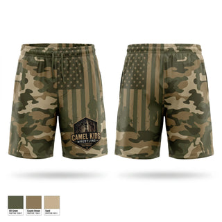 Athletic Shorts With Pockets, Camel kids 2026, Wrestling, Teamtime, Team time, sublimation, custom sports apparel, team uniforms, spirit wear, spiritwear, sports uniforms, custom shirts, team store, custom team store, fundraiser sports, apparel fundraiser