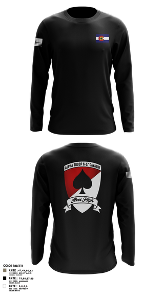Long Sleeve Performance Shirt, A-TRP 6-17 ACS, , Teamtime, Team time, sublimation, custom sports apparel, team uniforms, spirit wear, spiritwear, sports uniforms, custom shirts, team store, custom team store, fundraiser sports, apparel fundraiser